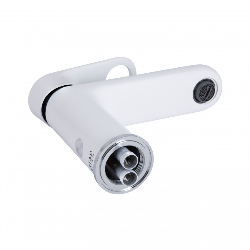 Змішувач для раковини низький Jay, Chrome/White (k35) QTJAY270CRW45551 Qtap QTAP фото 2