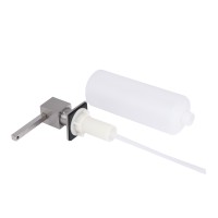 Дозатор для миючого засобу LK117, Brushed Steel квадратний LDLK117BRU46399 Lidz LIDZ фото 2