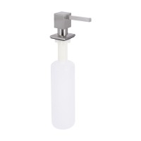 Дозатор для миючого засобу LK117, Brushed Steel квадратний LDLK117BRU46399 Lidz