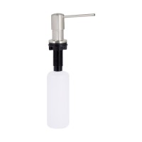 Дозатор для миючого засобу LK118, Brushed Steel круглий LDLK118BRU46400 Lidz