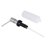 Дозатор для миючого засобу LK118, Brushed Steel круглий LDLK118BRU46400 Lidz LIDZ фото 2