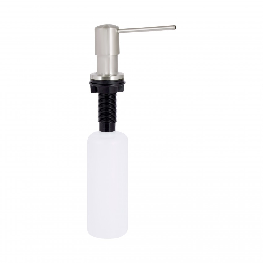 Дозатор для миючого засобу LK118, Brushed Steel круглий LDLK118BRU46400 Lidz LIDZ