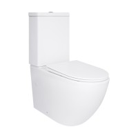 Унітаз підлоговий Jay Ultra Quiet 640x360x835 мм, White, з сидінням Slim Duroplast/ Soft-close/ Quick Release QT07222175TW Qtap
