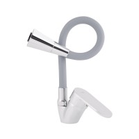 Змішувач для кухні Tani 008F3, Chrome/Grey (k40) з гнучким виливом LDTAN008F3GCR39507 Lidz LIDZ фото 2