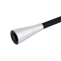 Змішувач для кухні Tani 007F3, Chrome/Black (k40) з гнучким виливом LDTAN007F3BCR37649 Lidz LIDZ фото 3