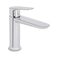 Змішувач для раковини низький Evia, Chrome (k30) QTEVI2701CRM47576 Qtap