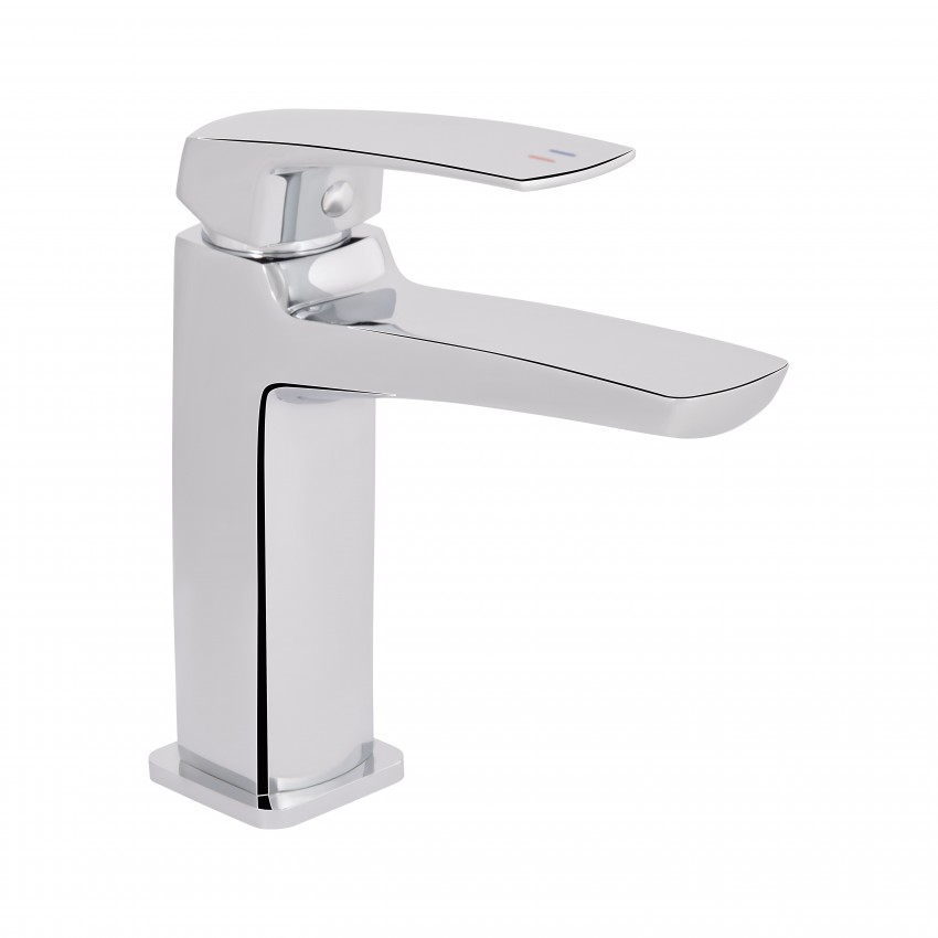 Змішувач для раковини низький Tern, Chrome (k30) QTTER2701CRM47584 Qtap QTAP