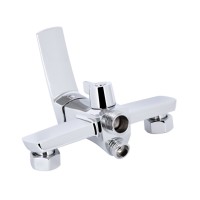 Змішувач для ванни Tern, Chrome (k30) з довгим поворотним виливом та душовим гарнітуром QTTER260CRM47587 Qtap QTAP фото 3