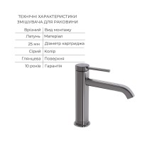 Комплект для душа Qtap Robin Black Chrome: Змішувачі QTROB4060102K+QTROB1060M102K+Тримач QT829910842854GRP+Шланг QTHADPVC160G+Лійка QTRUCA120R3GRP QTAP фото 4