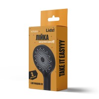 Лійка для ручного душу Niagara 32 120 мм, Matt Black округла LDNIA32BLM47555 Lidz LIDZ фото 3