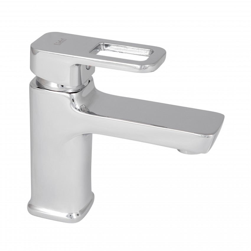 Змішувач для раковини низький Wawel 001, Chrome (k35) LDWAW001CRM45387 Lidz LIDZ