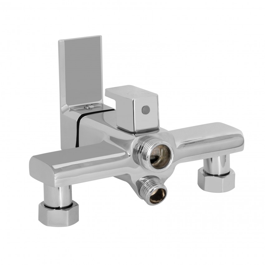 Змішувач для ванни Dozorca 005, Chrome (k35) з довгим поворотним виливом та душовим гарнітуром LDDOZ005CRM45405 Lidz LIDZ фото 4