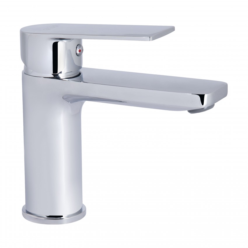 Змішувач для раковини низький Aries, Chrome (k35) QTARI270CRM45557 Qtap QTAP