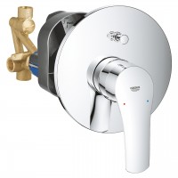 UA26415SC11  Eurosmart  Комплект для душу вбудованого монтажу Tempesta 250, 3 споживачі, хром, 4 пак (1 сорт) GROHE фото 1