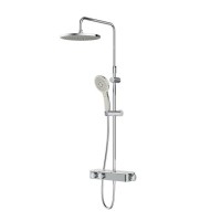 F0750A400 Inspire V2.0, душ. система, набор: зм-ч д/душа термостат, верхній душ d 250 мм, ручн (1 сорт)