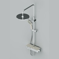 F0750A400 Inspire V2.0, душ. система, набор: зм-ч д/душа термостат, верхній душ d 250 мм, ручн (1 сорт) AM.PM фото 3