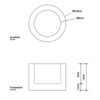 0972550 STONE TLH Підсвічник, білий (1 сорт) DECOR WALTHER фото 1