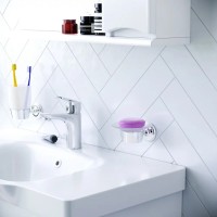 A8034200 Like Скляна мильниця з настінним тримачем (1 сорт) AM.PM фото 4