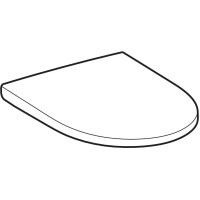 501.660.01.1 Сидіння з кришкою для унітаза iCon, Duroplast, Softclose, Quickfix, кріплення зверху, білий глянець (1 сорт) GEBERIT фото 1