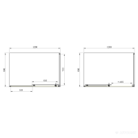 SHRC55126 FRAME Душова кабіна, розсувна - 120*80 реверсивна- хром/прозоре скло (1 сорт) PRIMERA фото 1