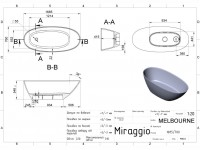Ванна MELBOURNE MIRASOFT Miraggio MIRAGGIO фото 1