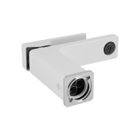 Змішувач для раковини Gemini, Chrome/White (k35) з гігієнічним душем QTGEM272CRW45691 Qtap QTAP фото 4