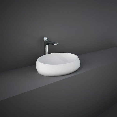 CLOCT6000500A CLOUD Раковина на стільницю, білий матовий, 60см (1 сорт) RAK Ceramics
