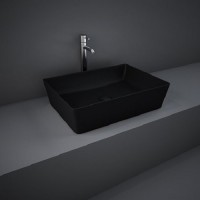 FEECT5000504A FEELING Раковина на стільницю, прямокутна, Matt Black, 50см (1 сорт) RAK Ceramics