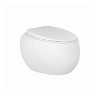 CLOSC3901WH Кришка д/унітазу CLOUD Duroplast, SLIM, Soft Close, Quick Release, біла глянцева (1 сорт)