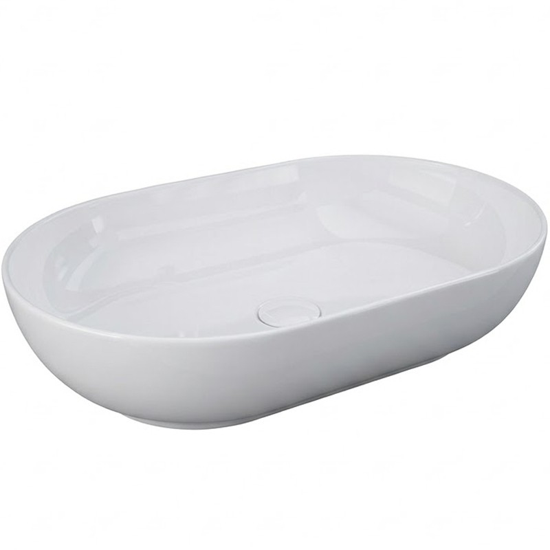 FEECT5500AWHA FEELING Раковина на стільницю, овальна, білий глянець, 55см (1 сорт) RAK Ceramics фото 2