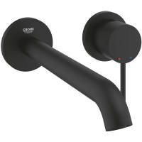 29193KF1 Essence New OHM Змішувач для раковини, 2 отвори, L-Size, чорний матовий (1 сорт) GROHE
