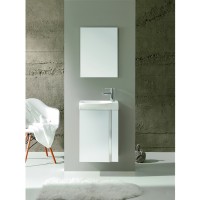 122910 ELEGANCE Pack Комплект меблів 45 White (тумба+раков.+дзерк)(1уп) (1 сорт) ROYO фото 2