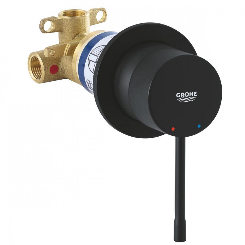 29197KF0 Essence New Змішувач прихованого монтажу, чорний матовий (1 сорт) GROHE