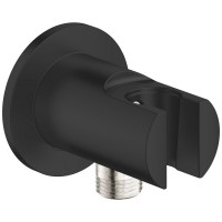 286282431 Tempesta Шлангове підключення з тримачем, чорний мат (1 сорт) GROHE