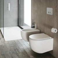 K1, WCSBLV+CWBC  Bull Унітаз підвісний безобідковий з Silent Vertigo змивом з кришкою soft-close, білий (1 сорт) SDR фото 2