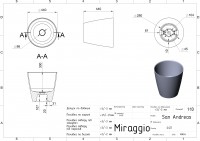 Умивальник SAN ANDREAS Miraggio MIRAGGIO фото 1
