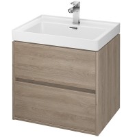 СЕТ меблевий CREA 60 дуб (тумба+умивальник) (1 сорт) CERSANIT-С Україна