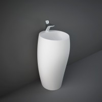 CLOFS5001500A CLOUD Раковина підлогова монолітна, білий матовий (1 сорт) RAK Ceramics