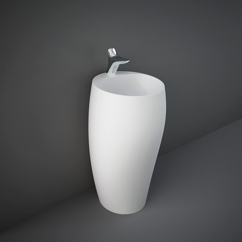 CLOFS5001500A CLOUD Раковина підлогова монолітна, білий матовий (1 сорт) RAK Ceramics