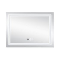 Дзеркало настінне Mideya (MI1) 800х600 мм, прямокутне з LED-підсвіткою Touch, антизапотіванням, димером, рег. яскравості Qtap QTAP фото 2