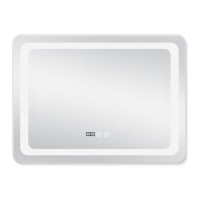Дзеркало настінне Mideya (MI2) 800х600 мм, прямокутне, з LED-підсвіткою Touch, антизапотіванням, димером, рег. яскравості Qtap QTAP фото 2