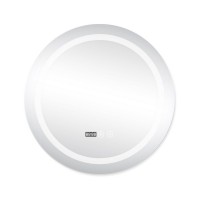 Дзеркало настінне Mideya (MI6) R600 мм, кругле, з LED-підсвіткою Touch, антизапотіванням, димером, рег. яскравості Qtap QTAP фото 3