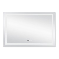 Дзеркало настінне Mideya (MI1) 1200х800 мм, прямокутне, з LED-підсвіткою Touch, антизапотіванням, димером, рег. яскравості Qtap QTAP фото 2
