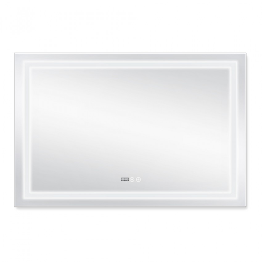 Дзеркало настінне Mideya (MI1) 1200х800 мм, прямокутне, з LED-підсвіткою Touch, антизапотіванням, димером, рег. яскравості Qtap QTAP фото 3