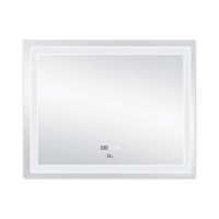 Дзеркало настінне Mideya (MI1) 1000х800 мм, прямокутне, з LED-підсвіткою Touch, антизапотіванням, димером, рег. яскравості Qtap QTAP фото 2