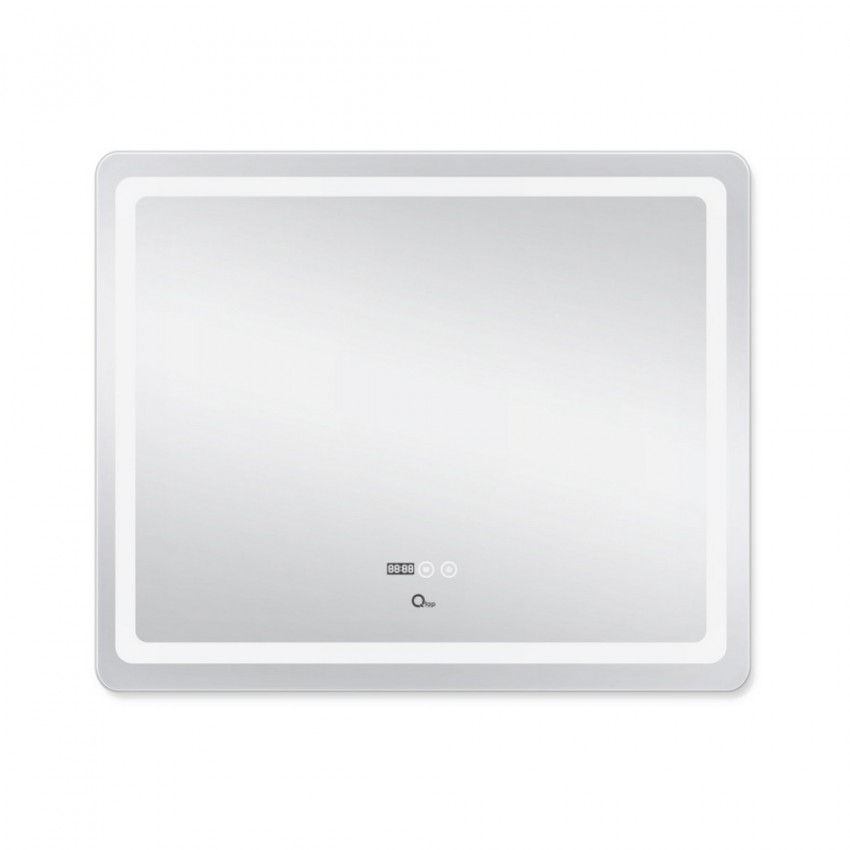 Дзеркало настінне Mideya (MI2) 1000х800 мм, прямокутне, з LED-підсвіткою Touch, антизапотіванням, димером, рег. яскравості Qtap QTAP фото 3
