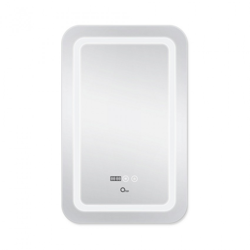 Дзеркало настінне Mideya (MI2) 500х800 мм, прямокутне, з LED-підсвіткою Touch, антизапотіванням, димером, рег. яскравості Qtap QTAP фото 2