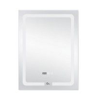 Дзеркало настінне Mideya (MI3) 600х800 мм, прямокутне, з LED-підсвіткою Touch,  антизапотіванням, димером, рег. яскравості Qtap QTAP фото 3