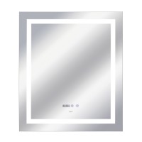 Дзеркало настінне Mideya (MI1) 700х800 мм, прямокутне, з LED-підсвіткою Touch, антизапотіванням, димером, рег. яскравості Qtap QTAP фото 3