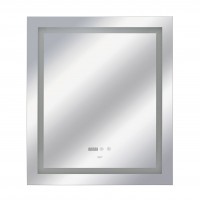 Дзеркало настінне Mideya (MI1) 700х800 мм, прямокутне, з LED-підсвіткою Touch, антизапотіванням, димером, рег. яскравості Qtap QTAP фото 2